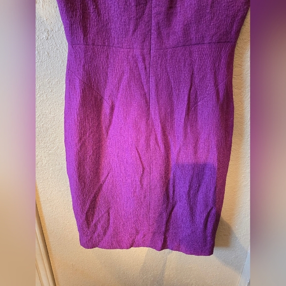 Black Halo Purple Dress Mini Dress Size 8 - Picture 12 of 12